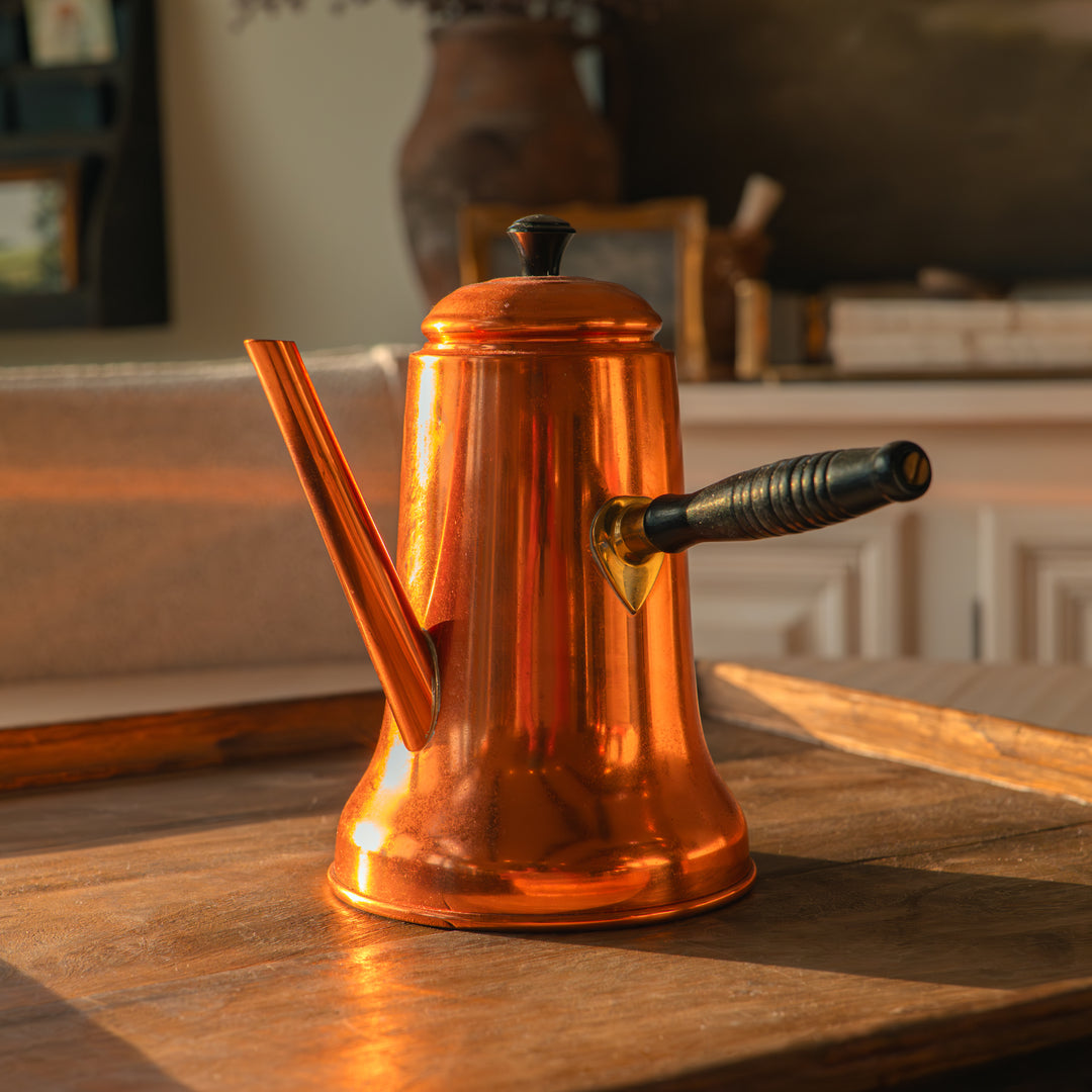 Vintage copper coffee pot