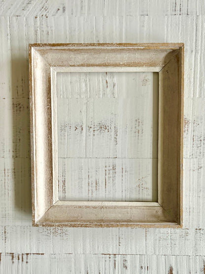French Distressed Wood Frame
