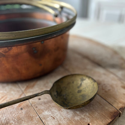 Antique Brass Ladle | European Kitchenware | Early 20th Century