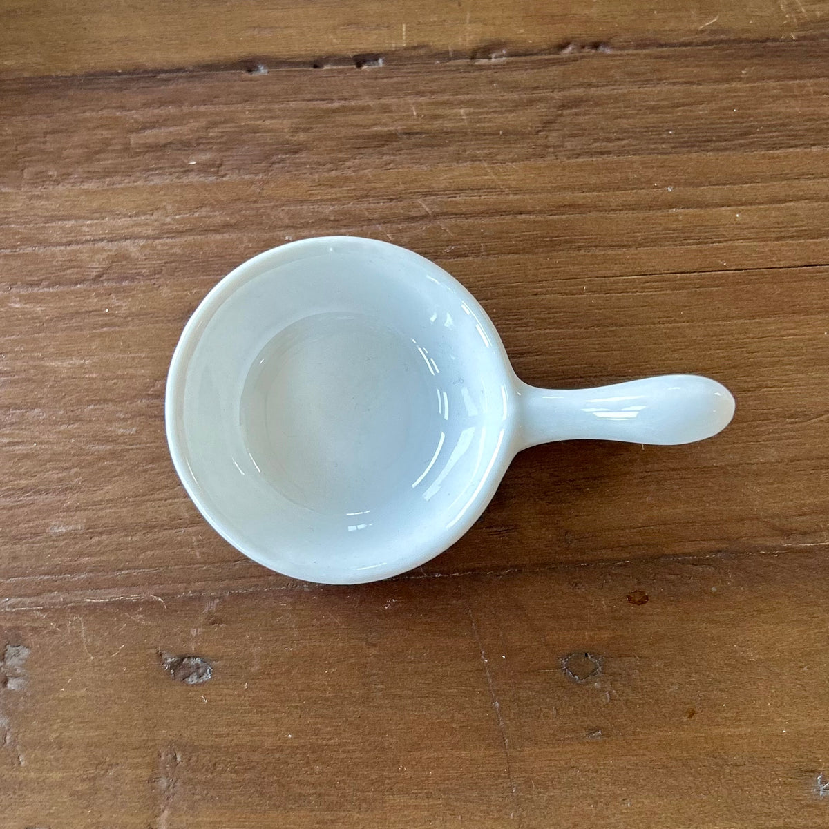 Vintage Ironstone Condiment Scoops (Set of 4)