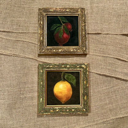Pomegranate- fine art print in vintage frame