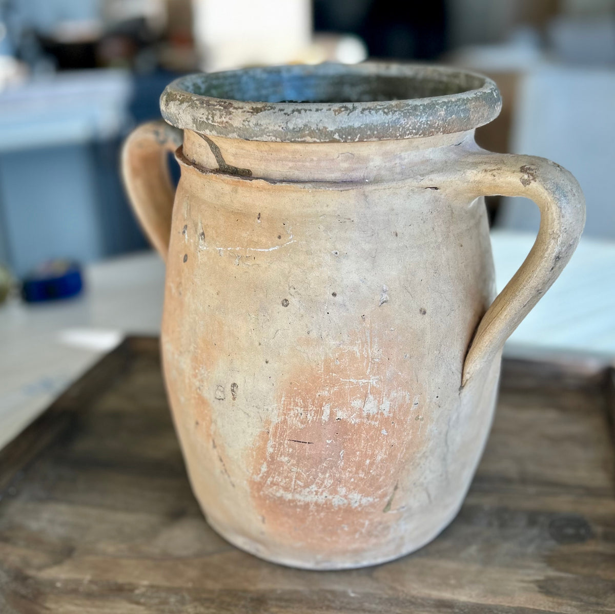 Antique French confit pot