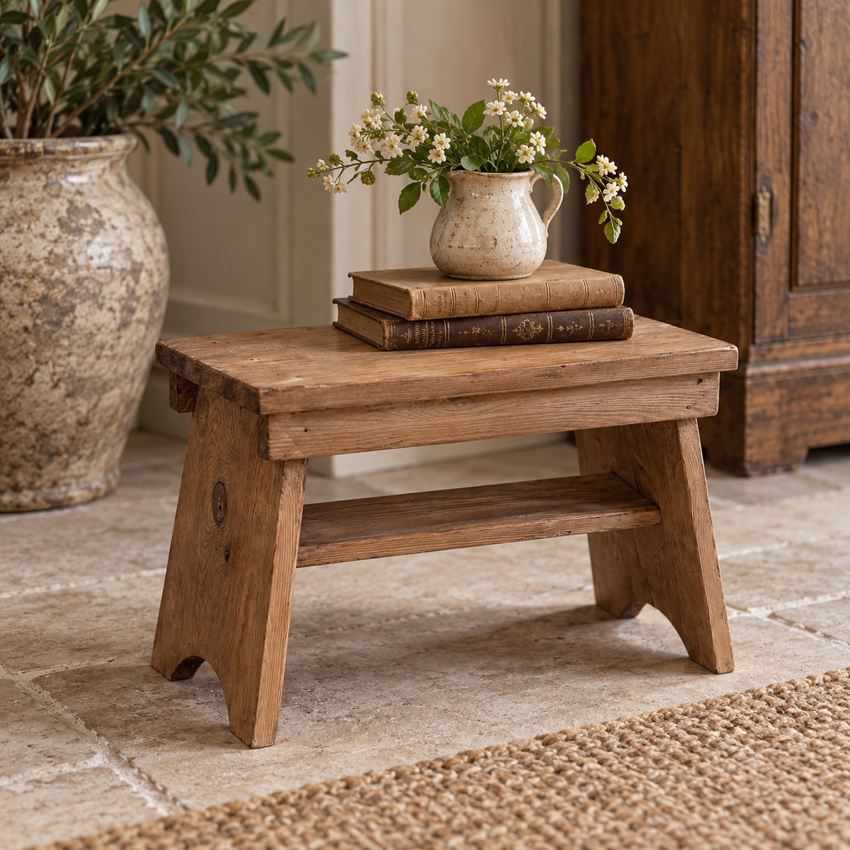 Vintage English Farmhouse Stool