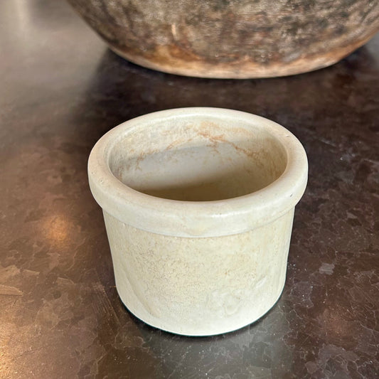 Antique stoneware pantry pot