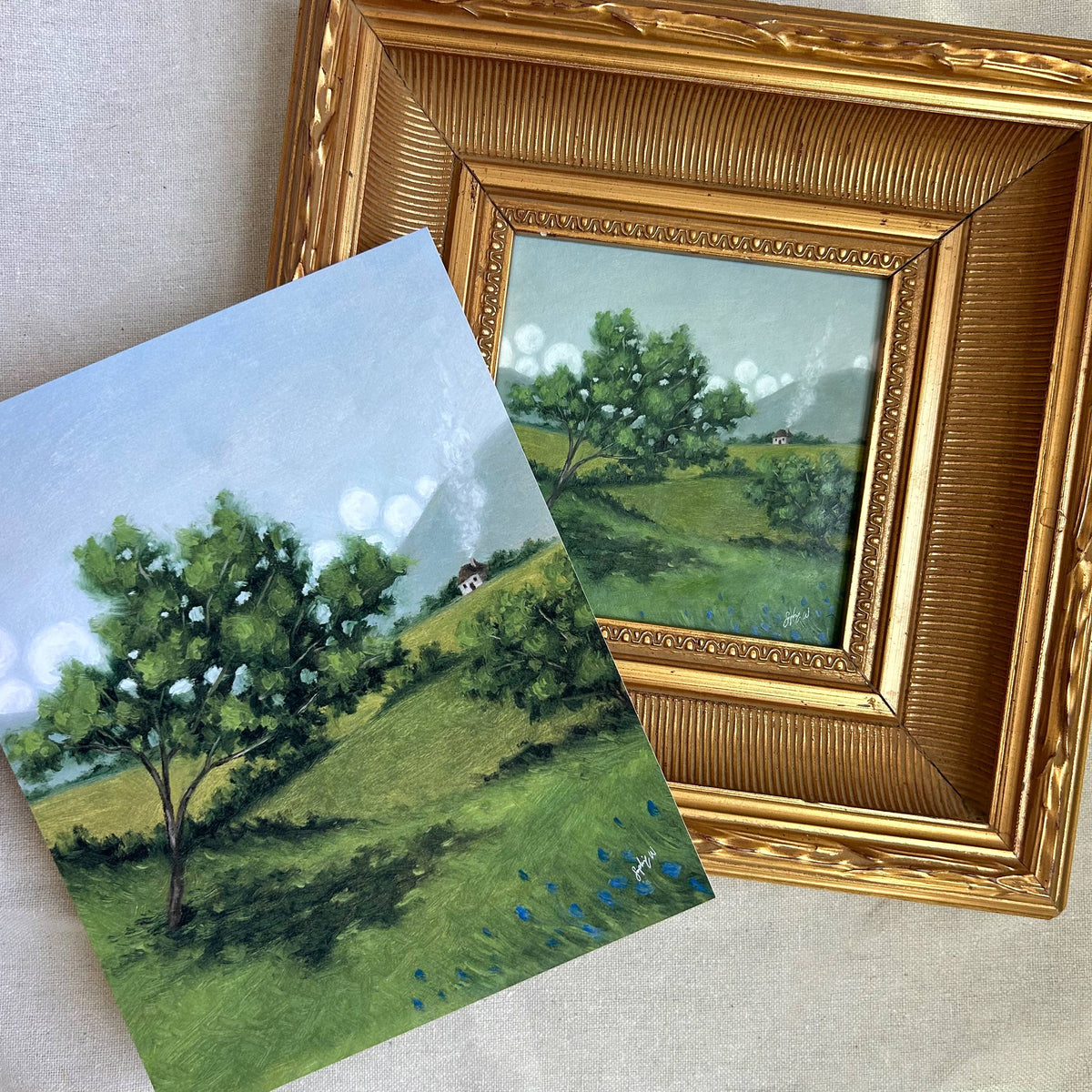 "In the Shade of Green" Fine Art Print (framed)
