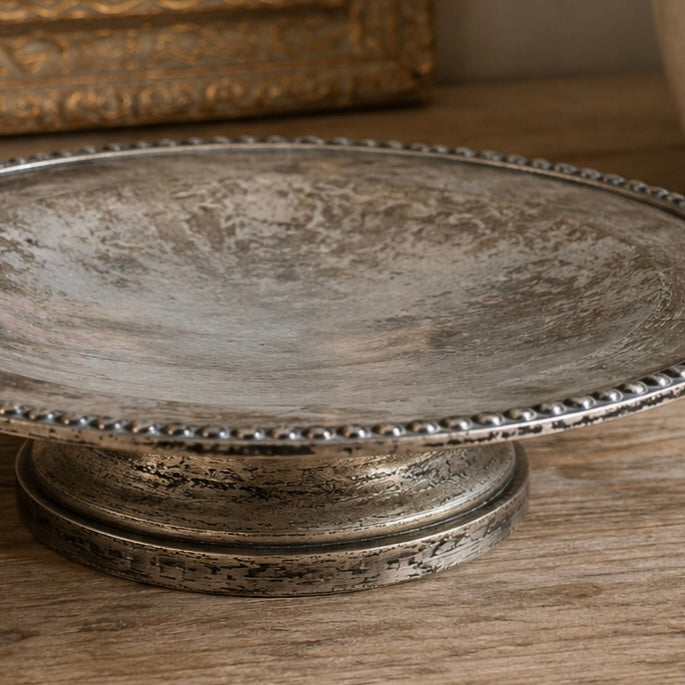 Vintage French Silver-Plated Pedestal Tazza