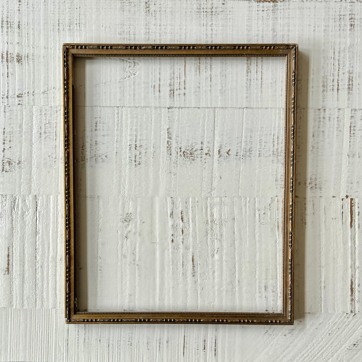 Antique Gilded Frame with Beaded Detail