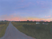 Homeward glow (custom frame) 12x16”