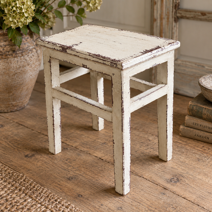Reproduction Painted Wooden Stool