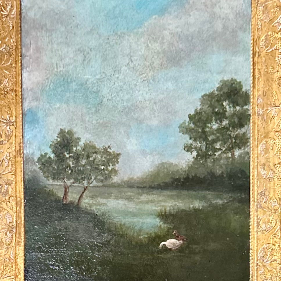 Bless the ducks - acrylic on paper