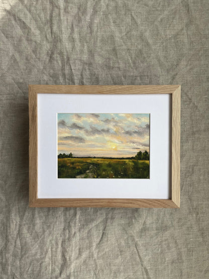 Golden Horizons (framed) 11x14”