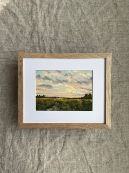 Golden Horizons (framed) 11x14”