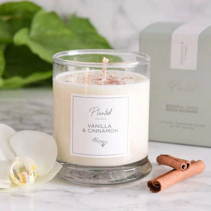 Vanilla & cinnamon candle 9oz