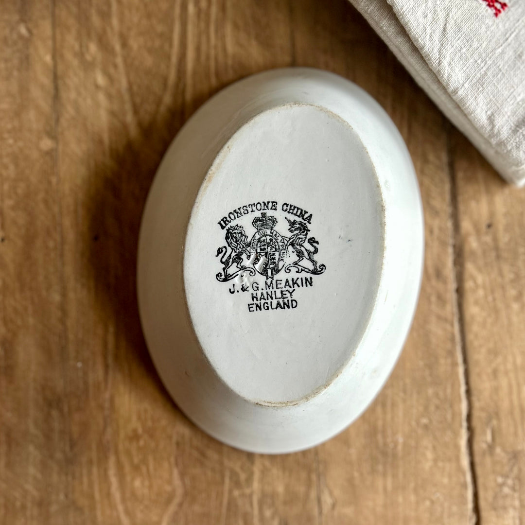 Antique English Ironstone Soap Dish – J. & G. Meakin