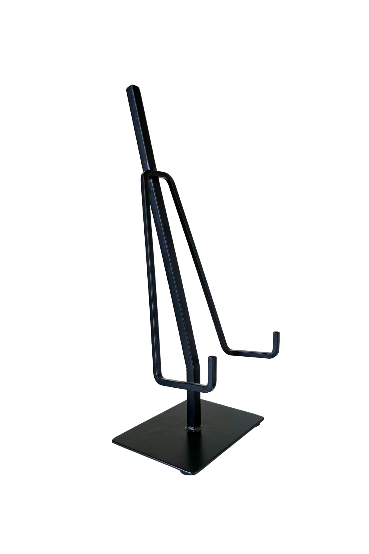 Picture Easel Stand Dual Arm Black Iron
