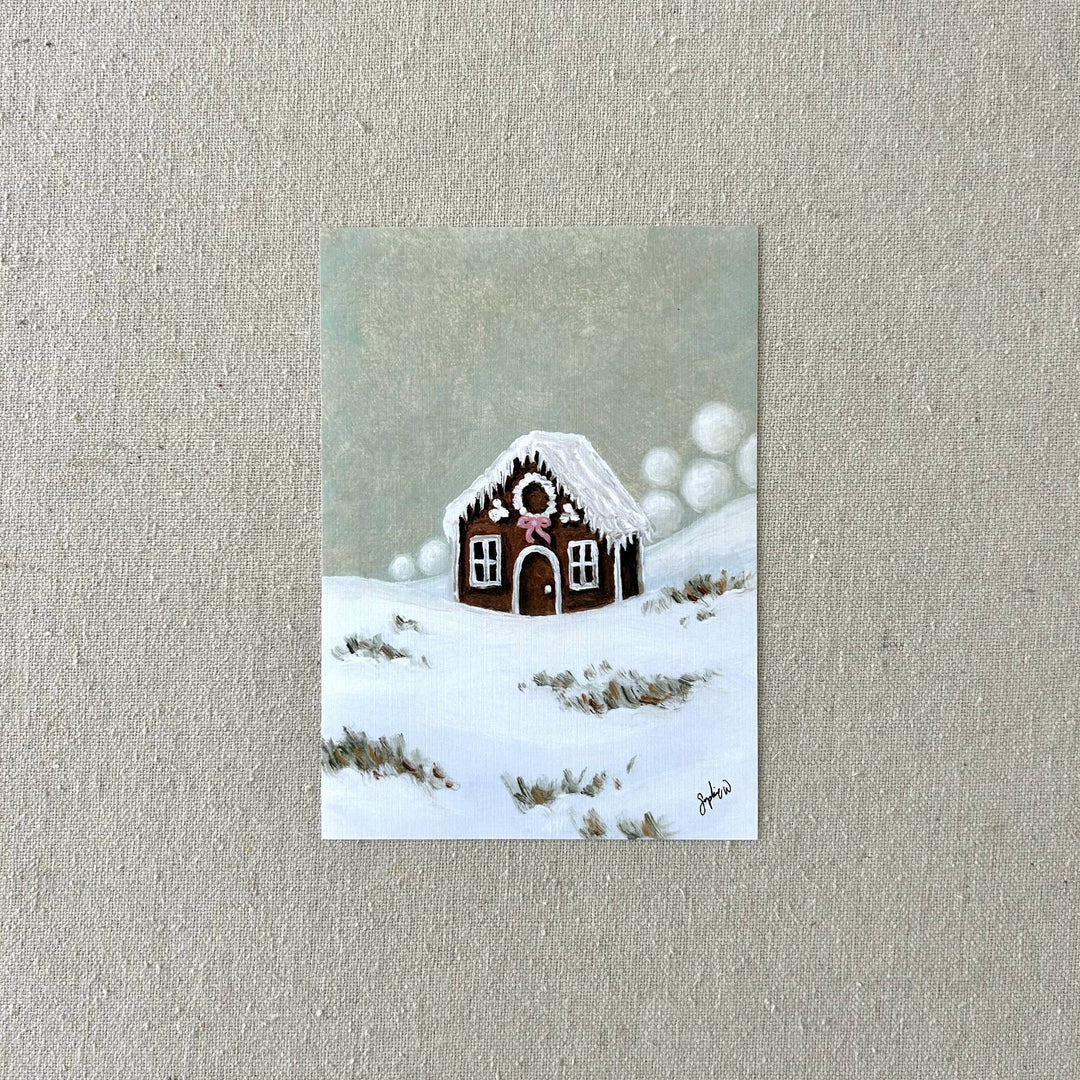 "Gingerbread Cottage" Framed Fine Art Print 