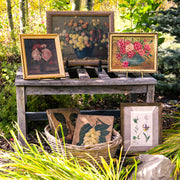 Vintage still life print in gilt frame