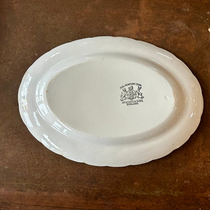 Antique English Ironstone Oval Serving Platter
Wm Adams & Sons, England | c.1880–1910
