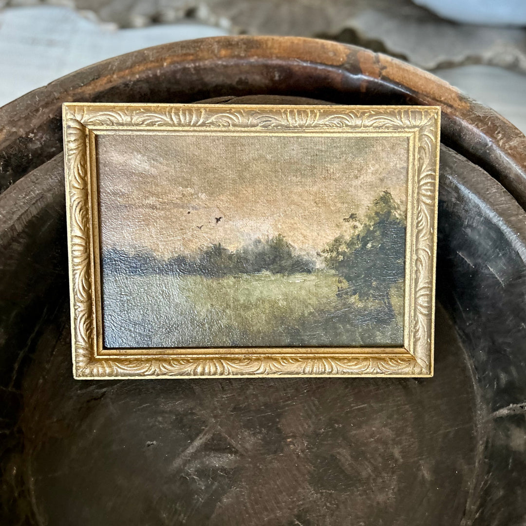 Birds in flight (framed) 5x7”