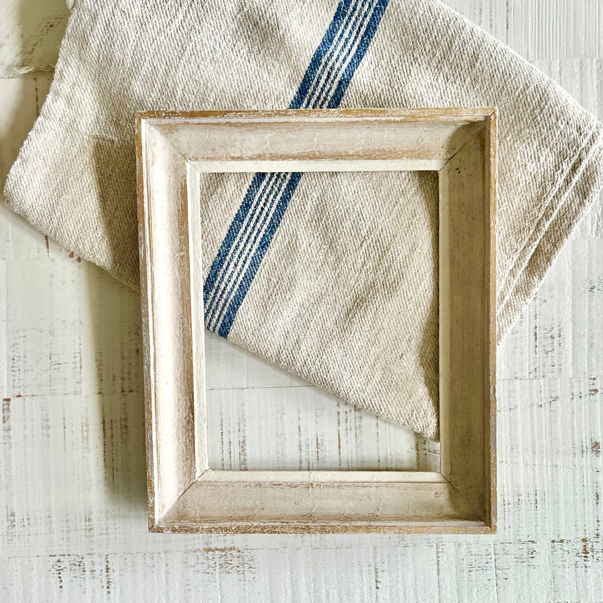 French Distressed Wood Frame