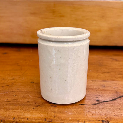 Antique English Stoneware Jam Jars - sold individually