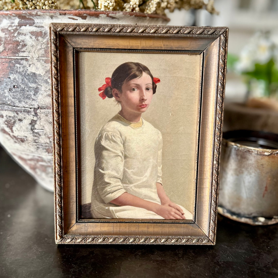 Portrait de Jeanne en robe Blanche (1914)