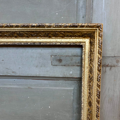 Antique Gilt Gesso Foliate Frame