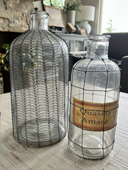 Vintage Inspired Glass Bottle
