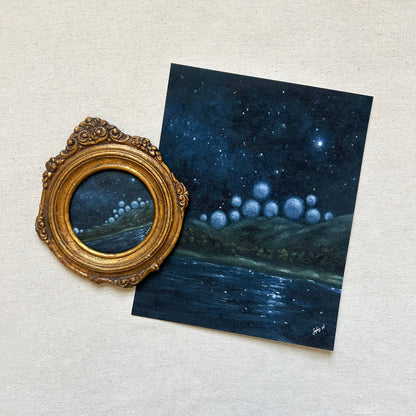 "A Sea of Moonlight" Fine Art Print  (framed)