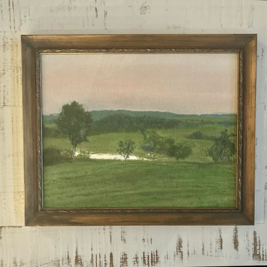 Dusk beckons (custom frame) 11x14”