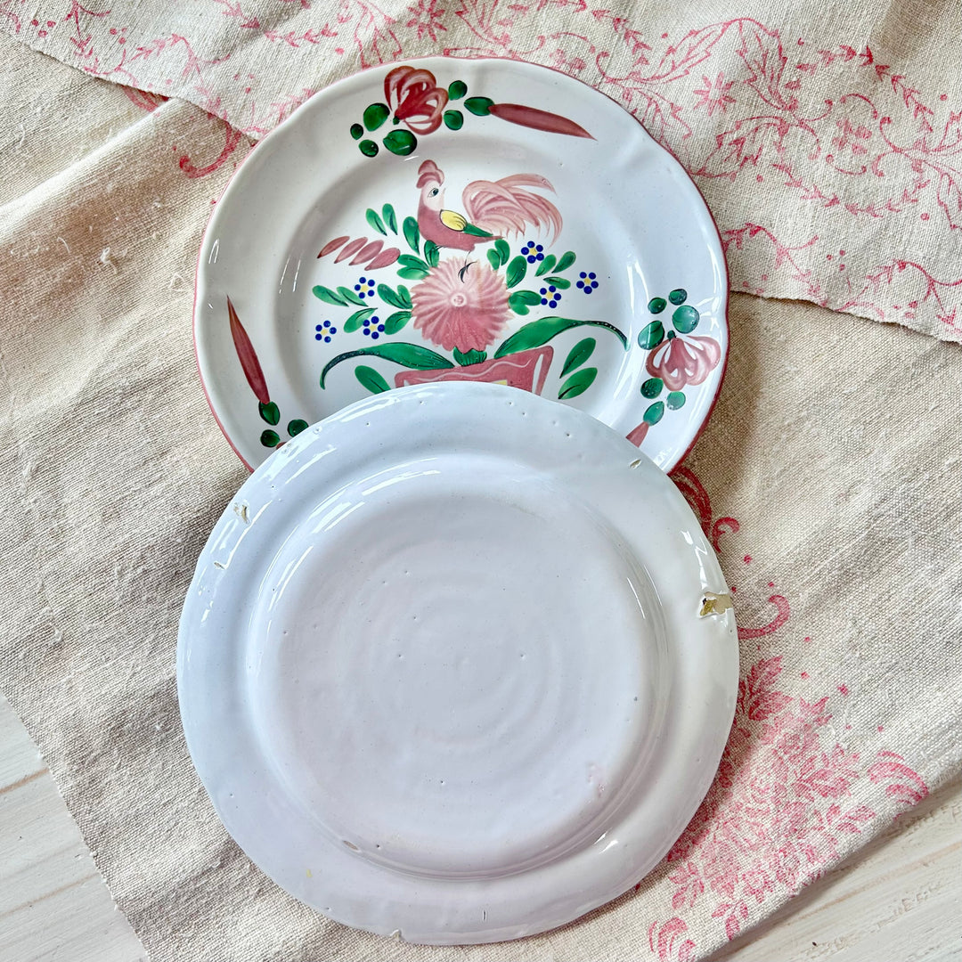 Hand-Painted French Provincial Faience Plate