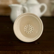 Antique Porcelain Tea Strainer