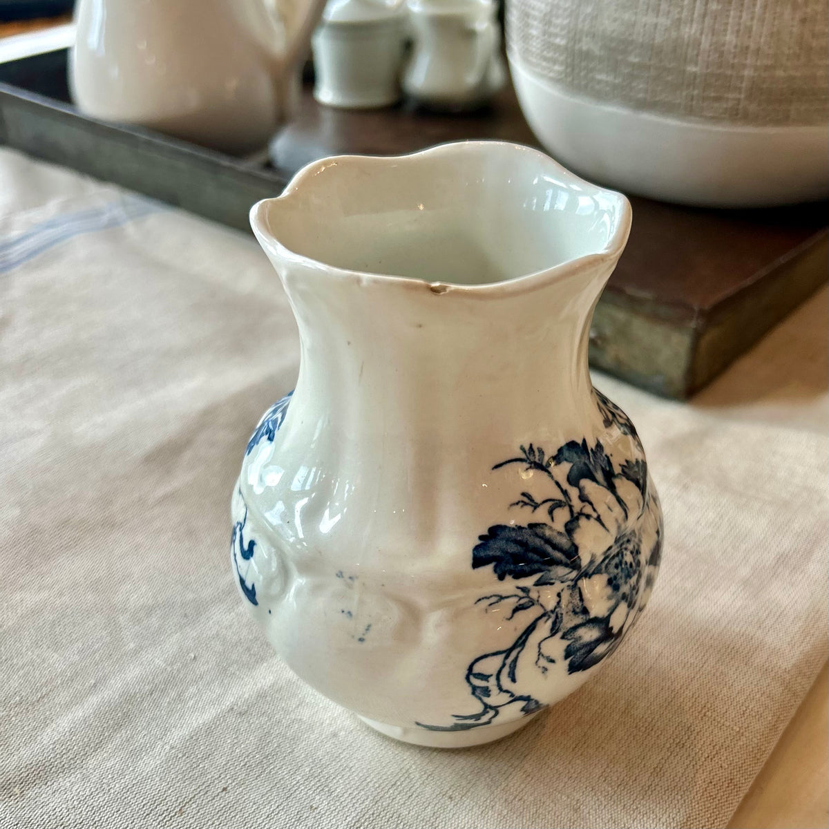 Antique ‘Nancy’ English Ironstone Vase”