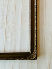 Antique dark gold frame