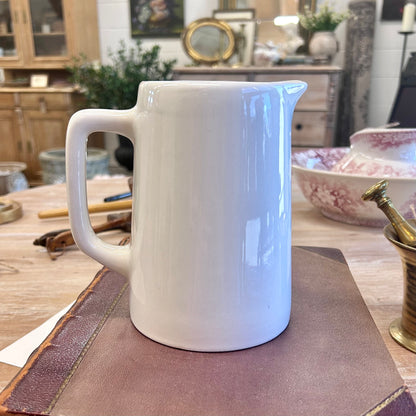 Antique English Vitrified Ironstone Pitcher John Maddock & Sons Ltd., England | Circa 1920–1940