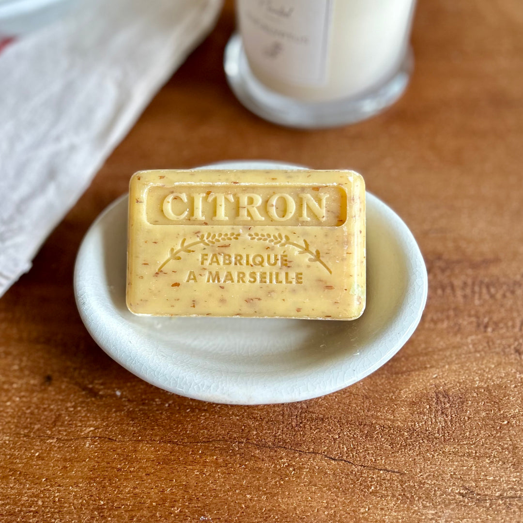 Vintage English Ironstone Soap Dish | Globe Pottery Co.