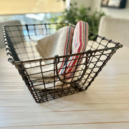 Antique French Wire Basket | Early–Mid 20th Century
