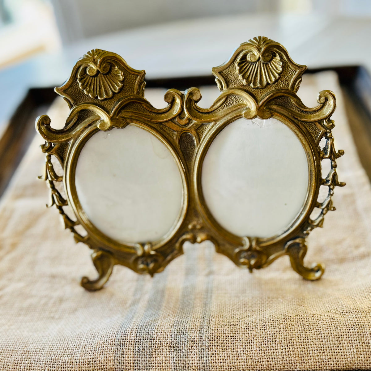 Antique Double Rococo Frame