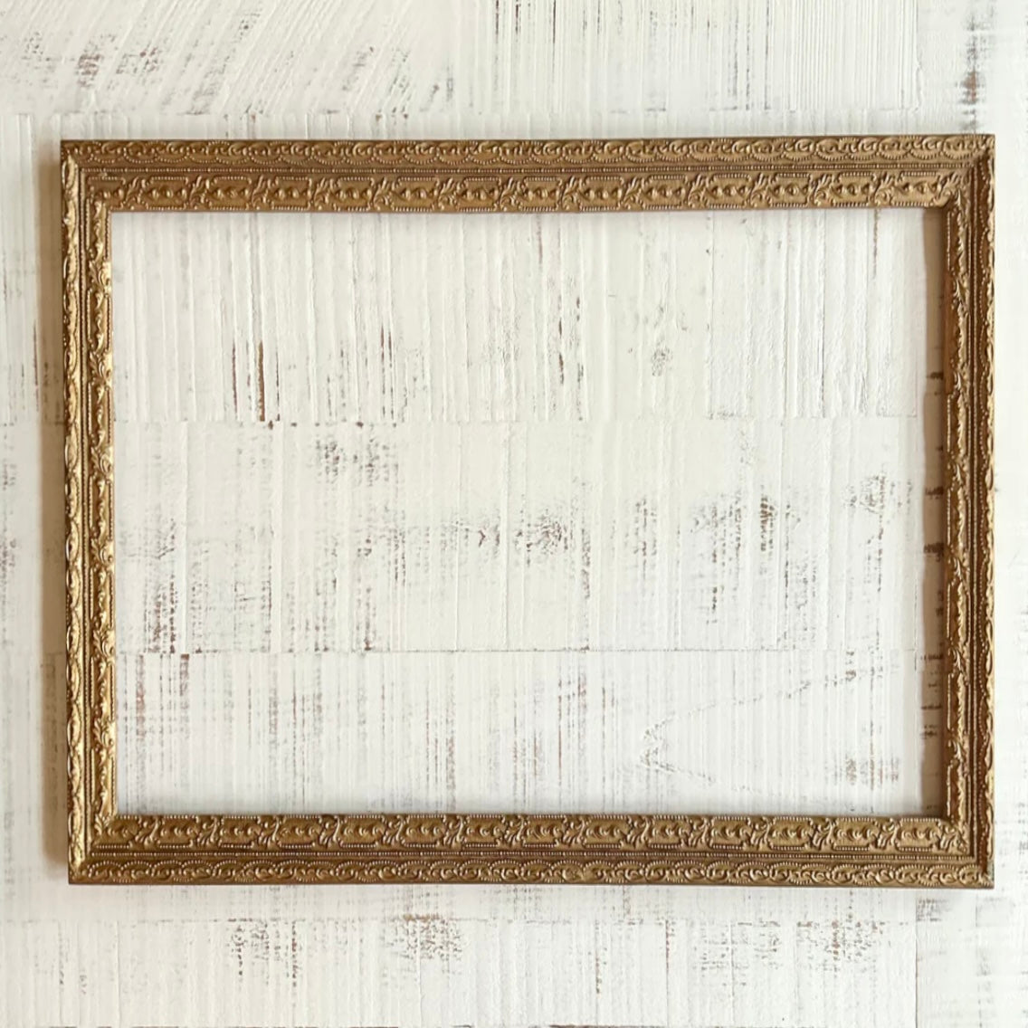 Antique large ornate gold frame