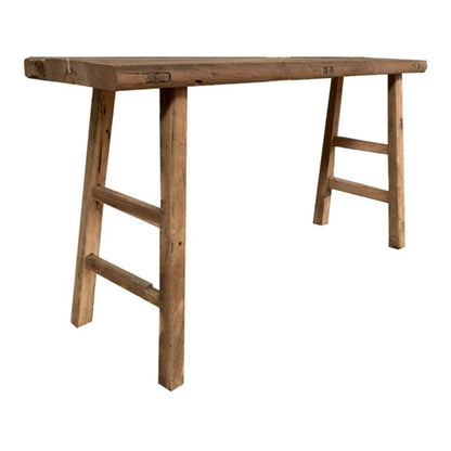 Wooden Console Table, Recycled Old Elm, Natural (Copy)