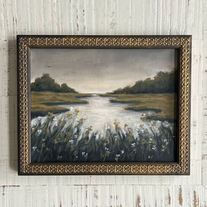Still water, soft light