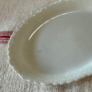 Antique W. Adams & Sons Ironstone Oval Platter                circa 1900-1930