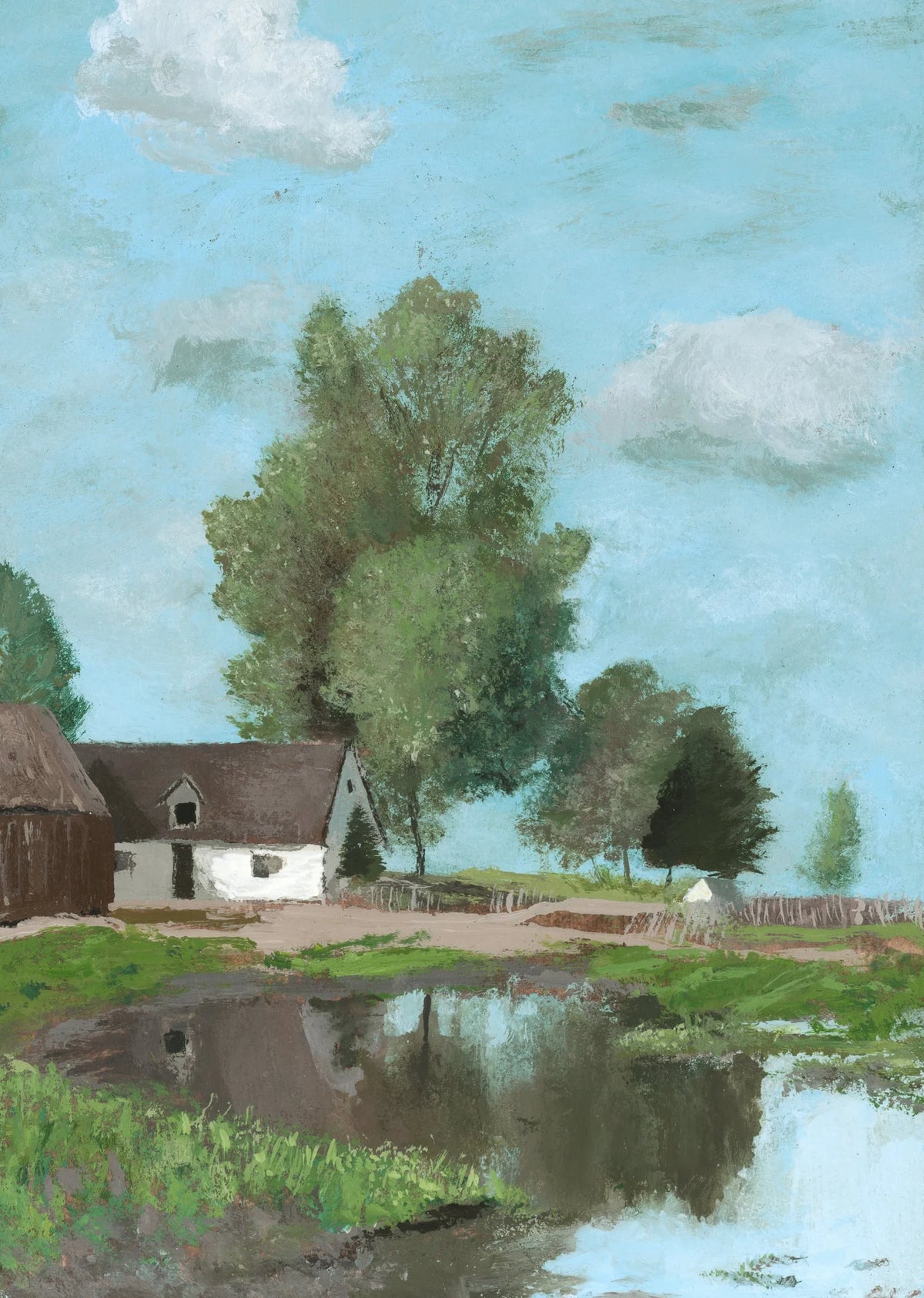 Landliche idylle (custom frame) 11x14”