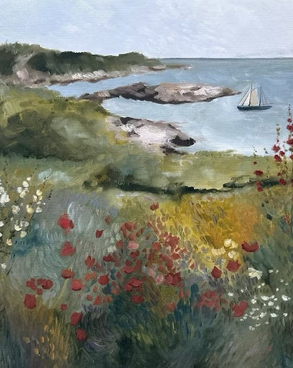 Celia Thaxter’s garden (framed)