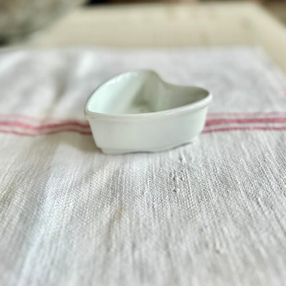 Vintage Porcelain Heart Soap Dish Insert