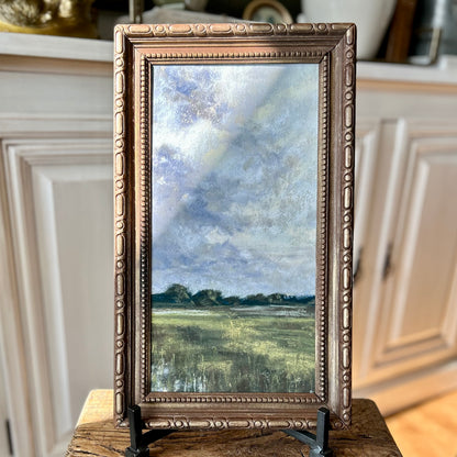 Grey skies in vintage frame