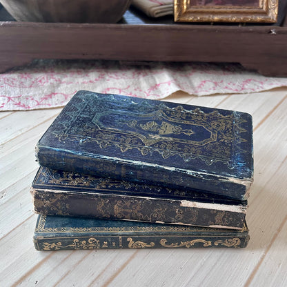 Set of Three Petite French Gilt-Bound Books | c. 1837–1844