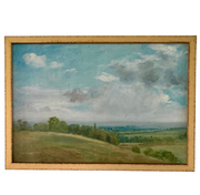 Summer landscape near Dedham - stretched canvas