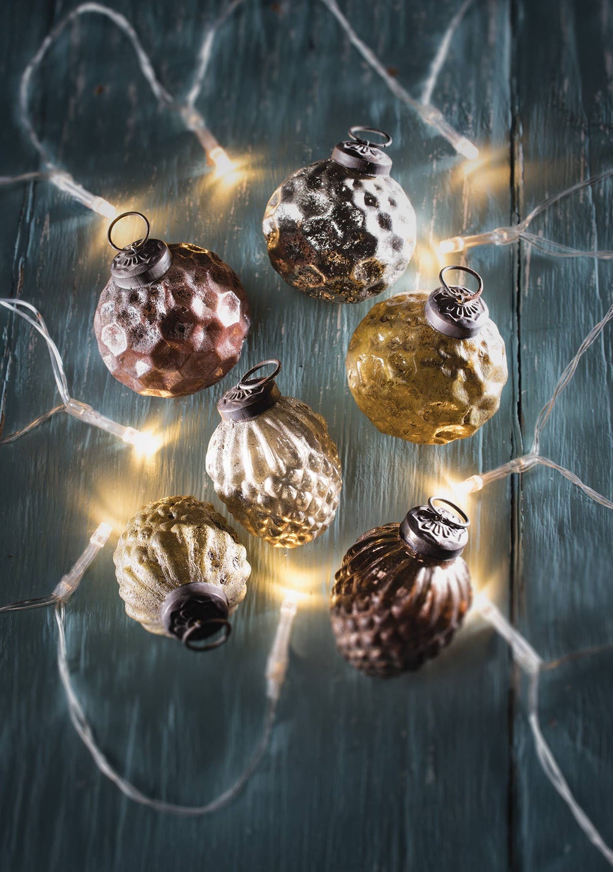 Glass Honeycomb Christmas Decoration