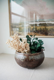 Iron Matka with Handle, Iron Basket